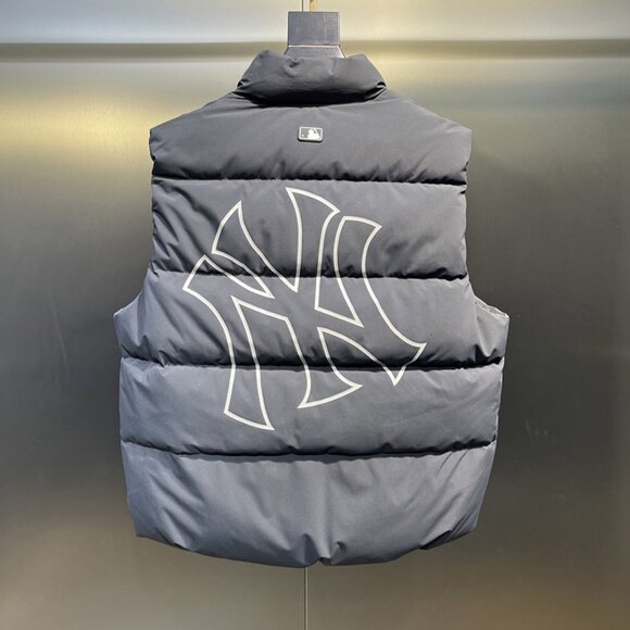 Gray Sleeveless Down Vest - MLB - Picture 2 of 9